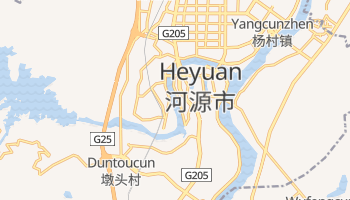 Carte en ligne de Heyuan