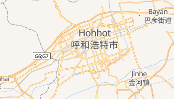 Carte en ligne de Hohhot