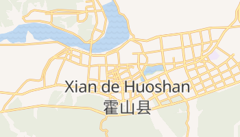 Carte en ligne de Xian de Huoshan