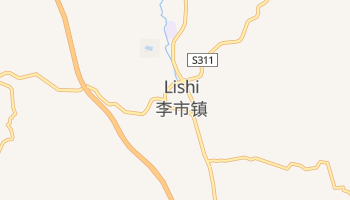 Carte en ligne de District de Lishi