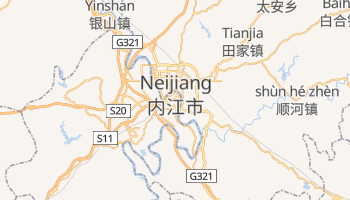 Carte en ligne de Neijiang