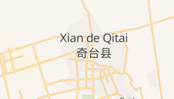 Carte en ligne de Xian de Qitai