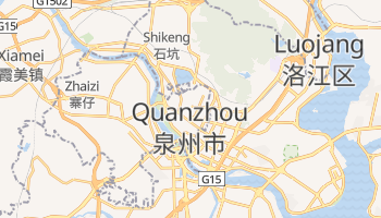 Carte en ligne de Quanzhou