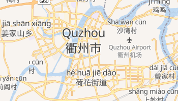 Carte en ligne de Quzhou