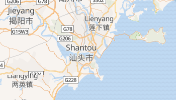 Carte en ligne de Shantou