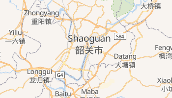 Carte en ligne de Shaoguan