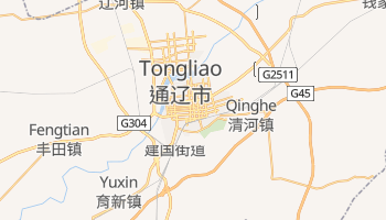 Carte en ligne de Tongliao
