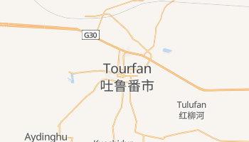 Carte en ligne de Tourfan