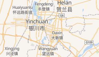 Carte en ligne de Yinchuan