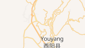 Carte en ligne de Xian autonome tujia et miao de Youyang