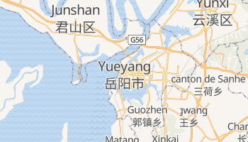 Carte en ligne de Yueyang