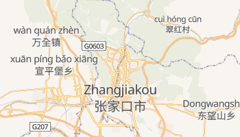 Carte en ligne de Zhangjiakou