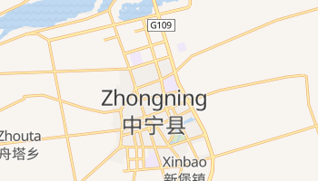 Carte en ligne de Xian de Zhongning