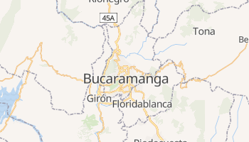 Carte en ligne de Bucaramanga