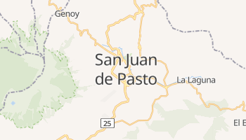 Carte en ligne de San Juan de Pasto