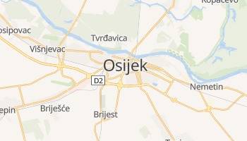 Carte en ligne de Osijek