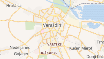 Carte en ligne de Varaždin