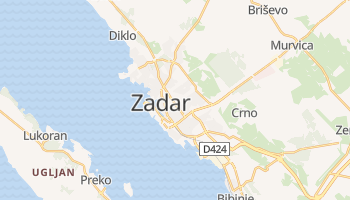 Carte en ligne de Zadar