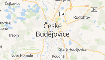 Carte en ligne de České Budějovice