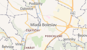 Carte en ligne de Mladá Boleslav