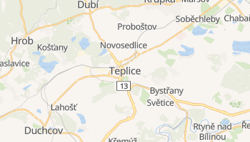 Carte en ligne de Teplice