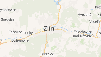 Carte en ligne de Zlín
