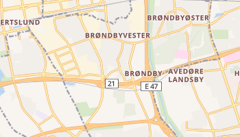 Carte en ligne de Brøndby