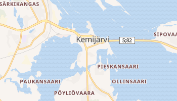 Carte en ligne de Kemijärvi