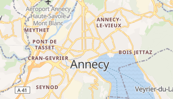 Carte en ligne de Annecy