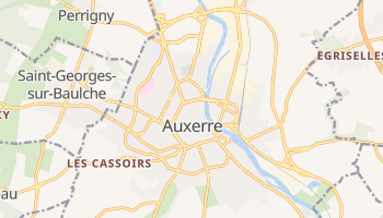 Carte en ligne de Auxerre