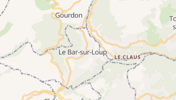 Carte en ligne de Le Bar-sur-Loup