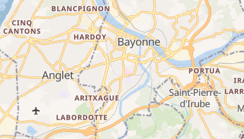 Carte en ligne de Bayonne