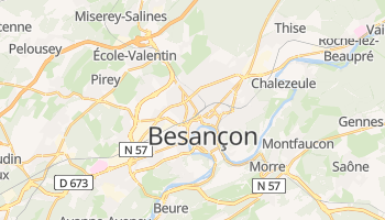 Carte en ligne de Besançon