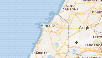 Carte en ligne de Biarritz