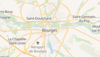 Carte en ligne de Bourges