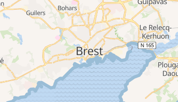 Carte en ligne de Brest