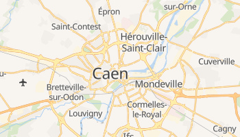 Carte en ligne de Caen