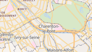 Carte en ligne de Charenton-le-Pont