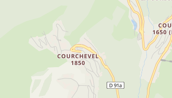 Carte en ligne de Courchevel