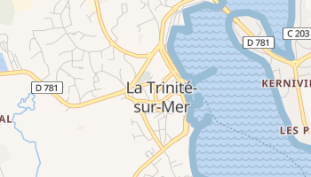 Carte en ligne de La Trinité-sur-Mer