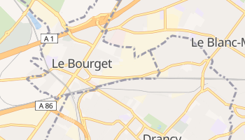 Carte en ligne de Le Bourget