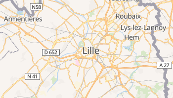 Carte en ligne de Lille