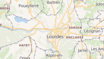 Carte en ligne de Lourdes