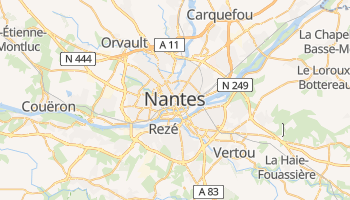 Carte en ligne de Nantes