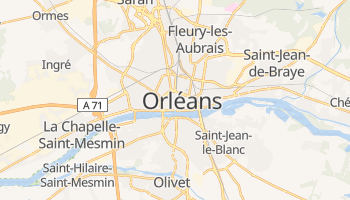 Carte en ligne de Orléans