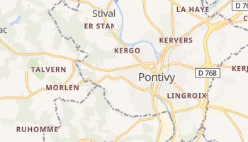 Carte en ligne de Pontivy