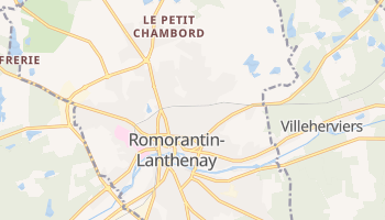 Carte en ligne de Romorantin