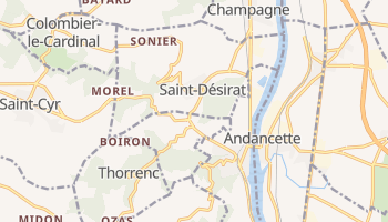 Carte en ligne de Saint-Étienne