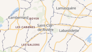 Carte en ligne de Saint-Clar