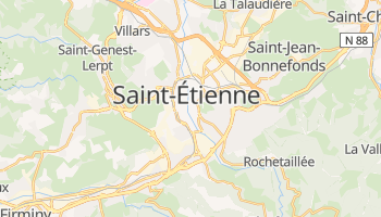 Carte en ligne de Saint-Étienne